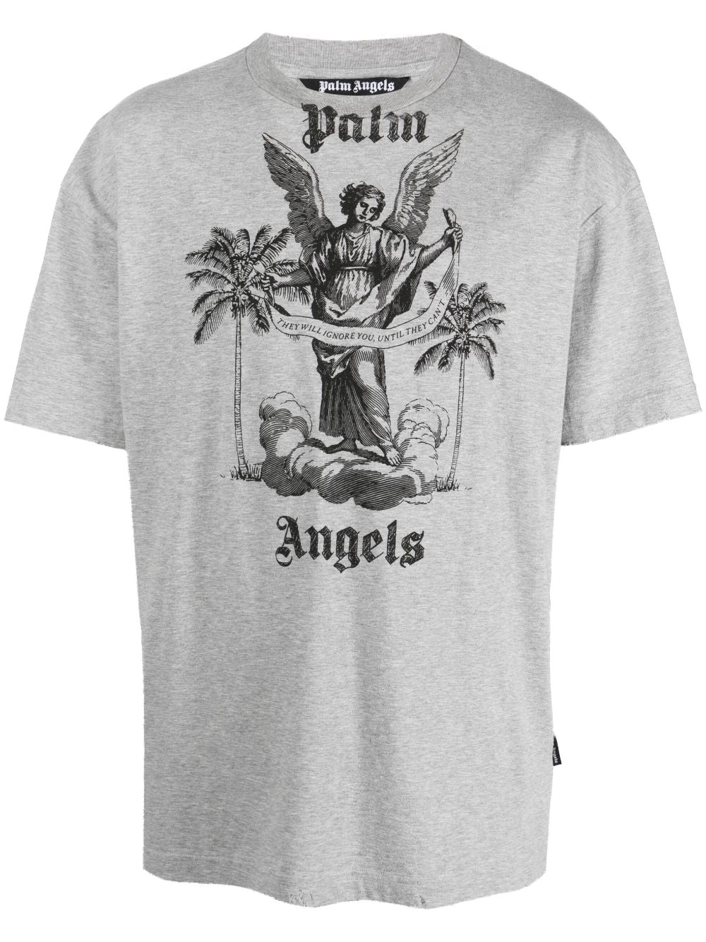 Palm Angels University logo-print T-shirt