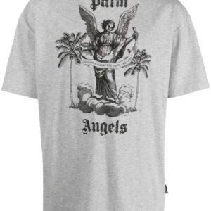 Palm Angels  University logo-print T-shirt