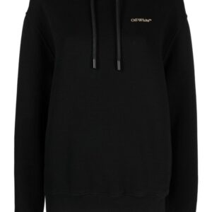 Off-White Diag Stripe-print cotton hoodie