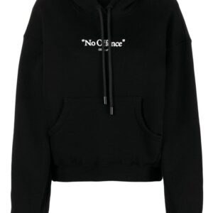 Off-White No Offence cotton hoodie