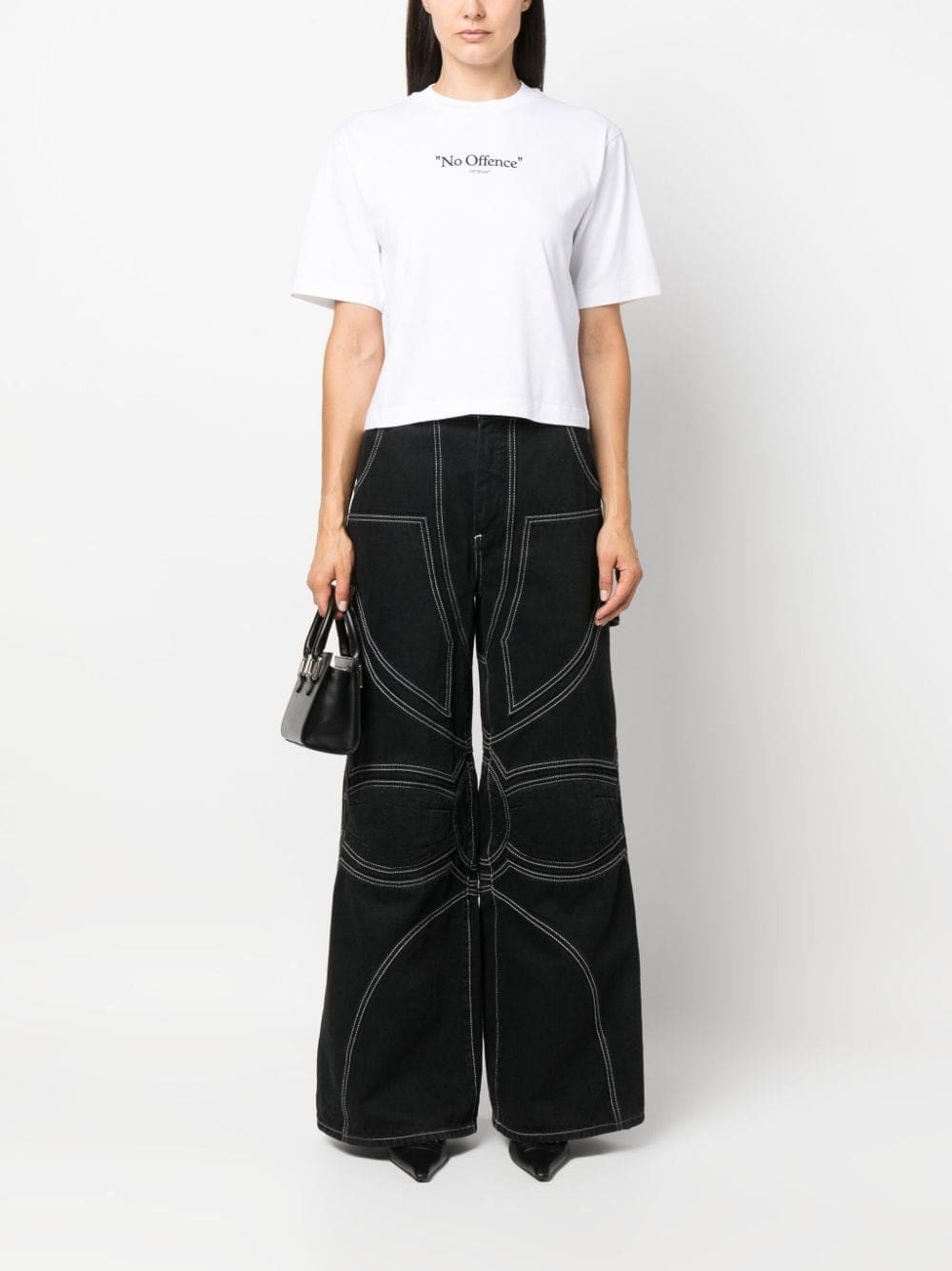 Off-White No Offence cotton T-shirt - Image 2