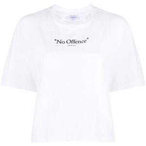 Off-White No Offence cotton T-shirt