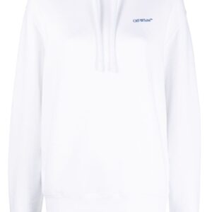 Off-White Diag Stripe-print cotton hoodie