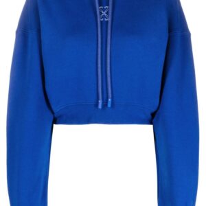 Off-White Arrows-motif cropped cotton sweatshirt