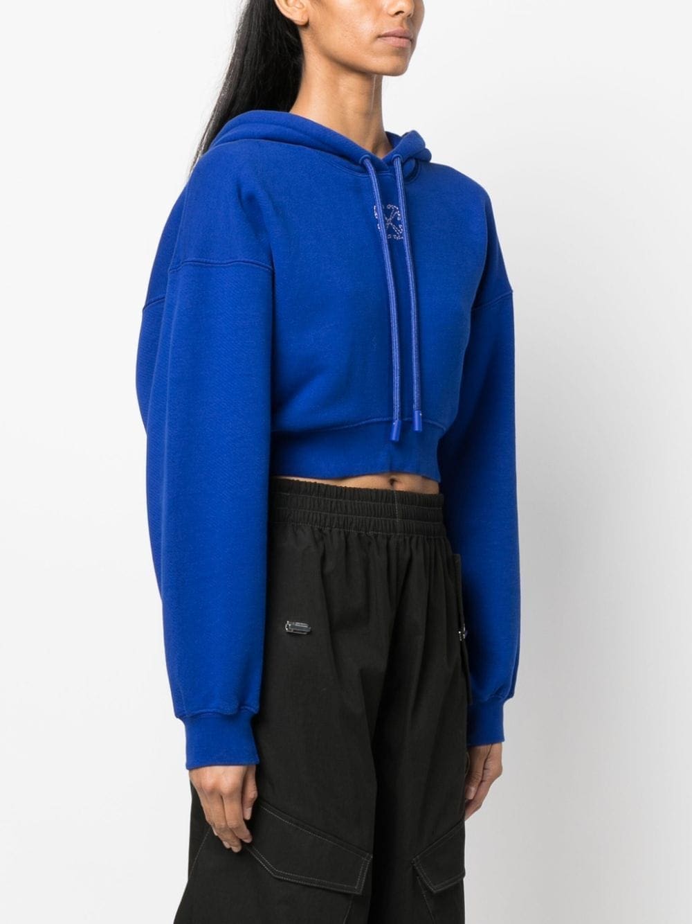 Off-White Arrows-motif cropped cotton sweatshirt - Image 3