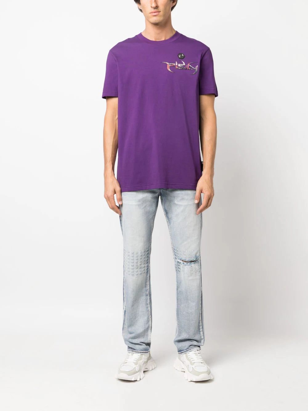 Philipp Plein SS Chrome cotton T-shirt - Image 2