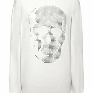 Philipp Plein skull-motif crystal-embellished sweatshirt