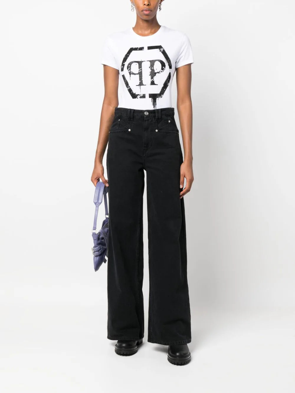 Philipp Plein Sexy Pure Fit Hexagon T-shirt - Image 2