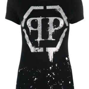 Philipp Plein  crystal-embellished logo T-shirt