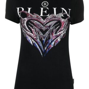 Philipp Plein  crystal-embellished logo-print T-shirt