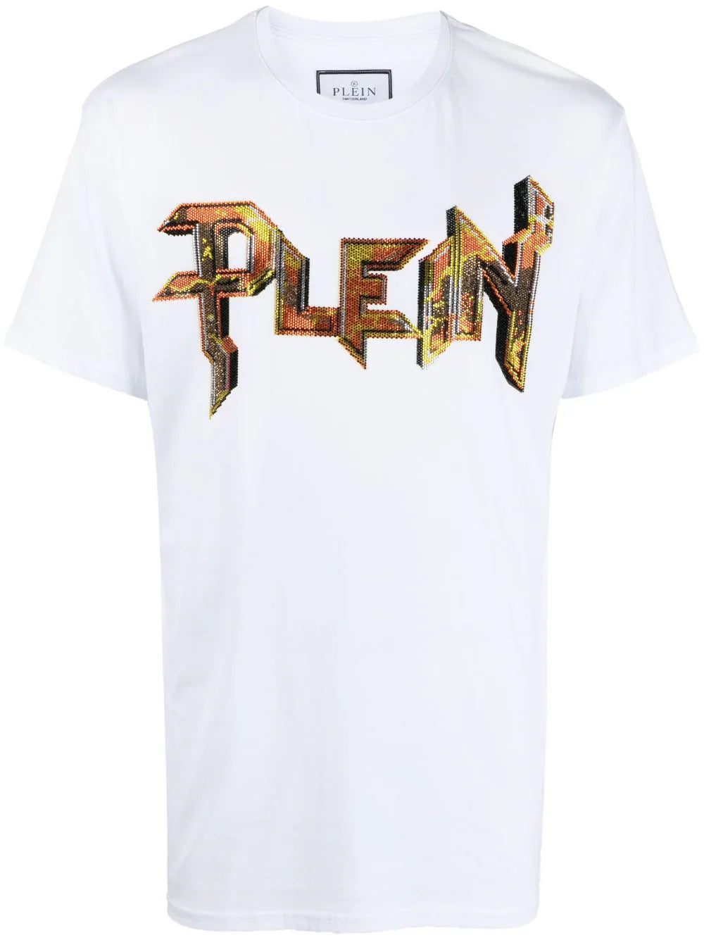 Philipp Plein crystal-embellished logo T-shirt