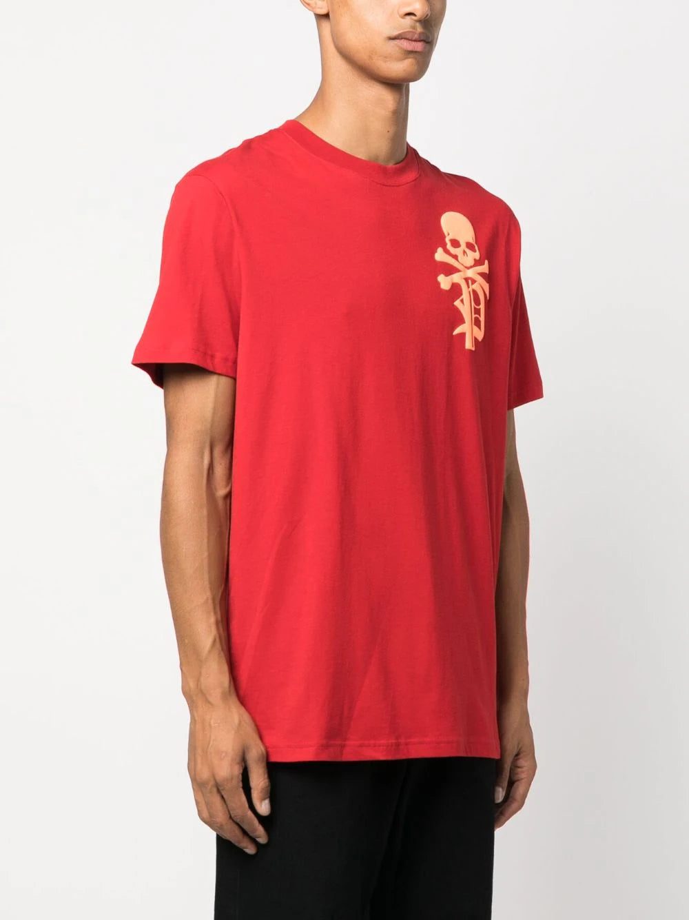 Philipp Plein Skull&Bones-print cotton T-shirt - Image 3