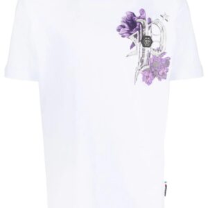 Philipp Plein  floral-print cotton T-shirt