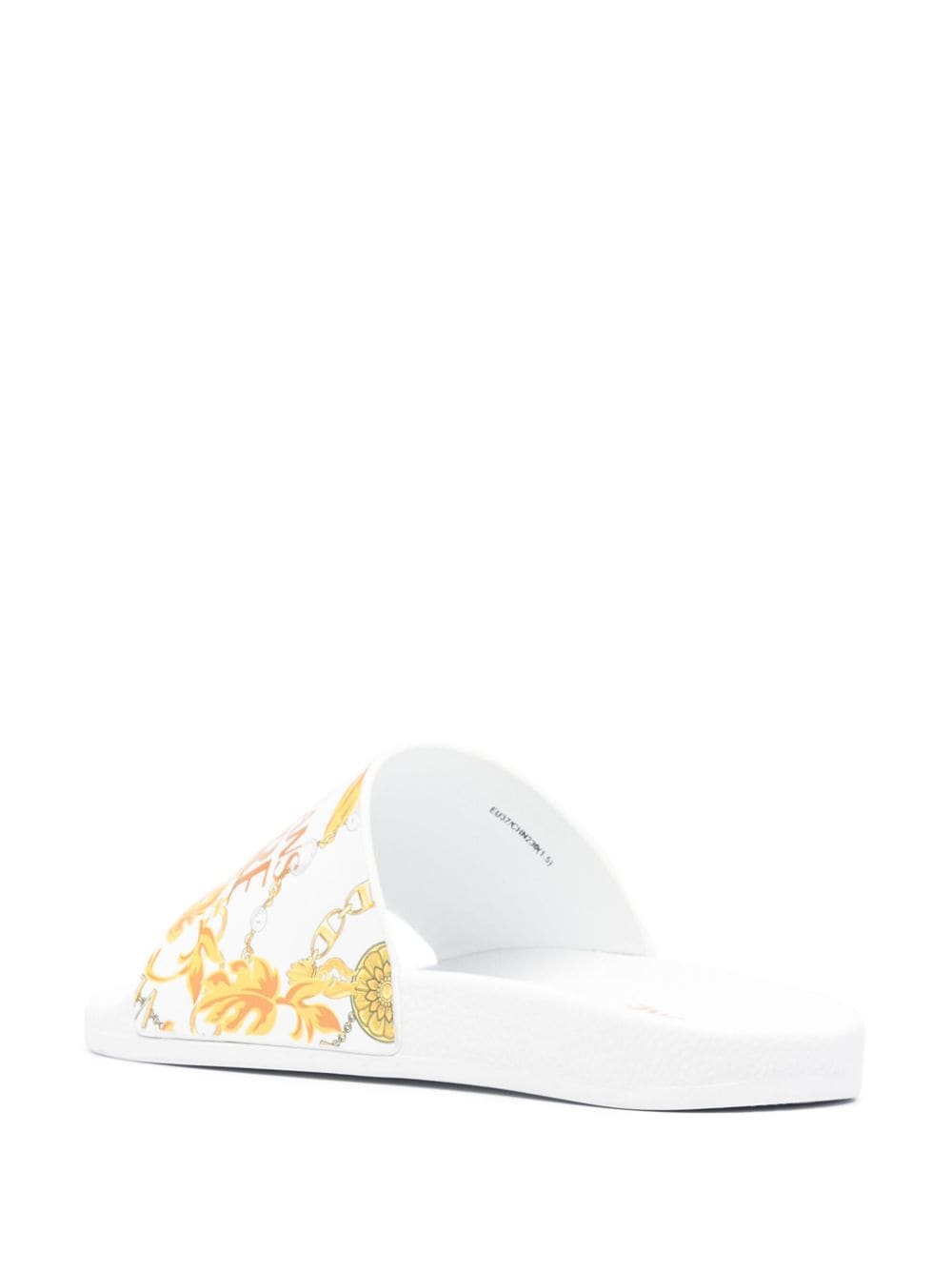Versace Jeans Couture logo-print open-toe slides - Image 3