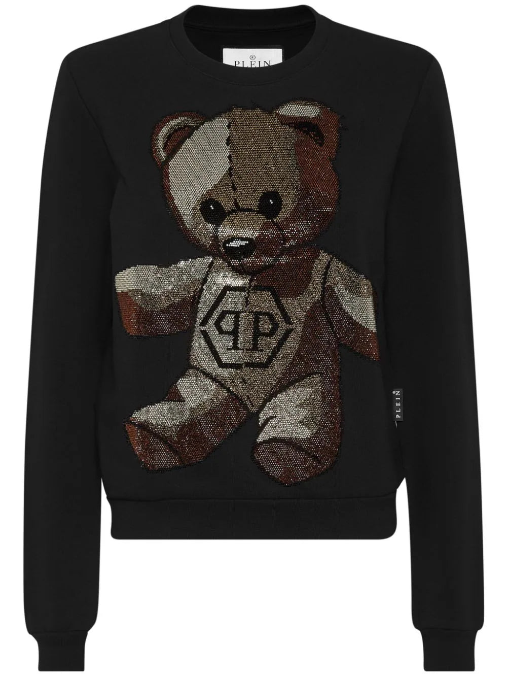 Philipp Plein Teddy Bear crystal-embellished sweatshirt