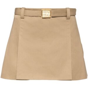 Miu Miu  belted chino miniskirt