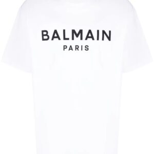 Balmain  logo-print cotton T-shirt