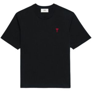 AMI Paris  logo-embroidered organic cotton T-shirt
