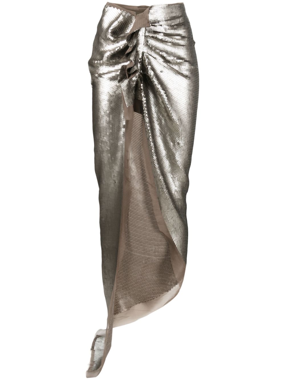 Rick Owens sequinned side-slit skirt - Image 4