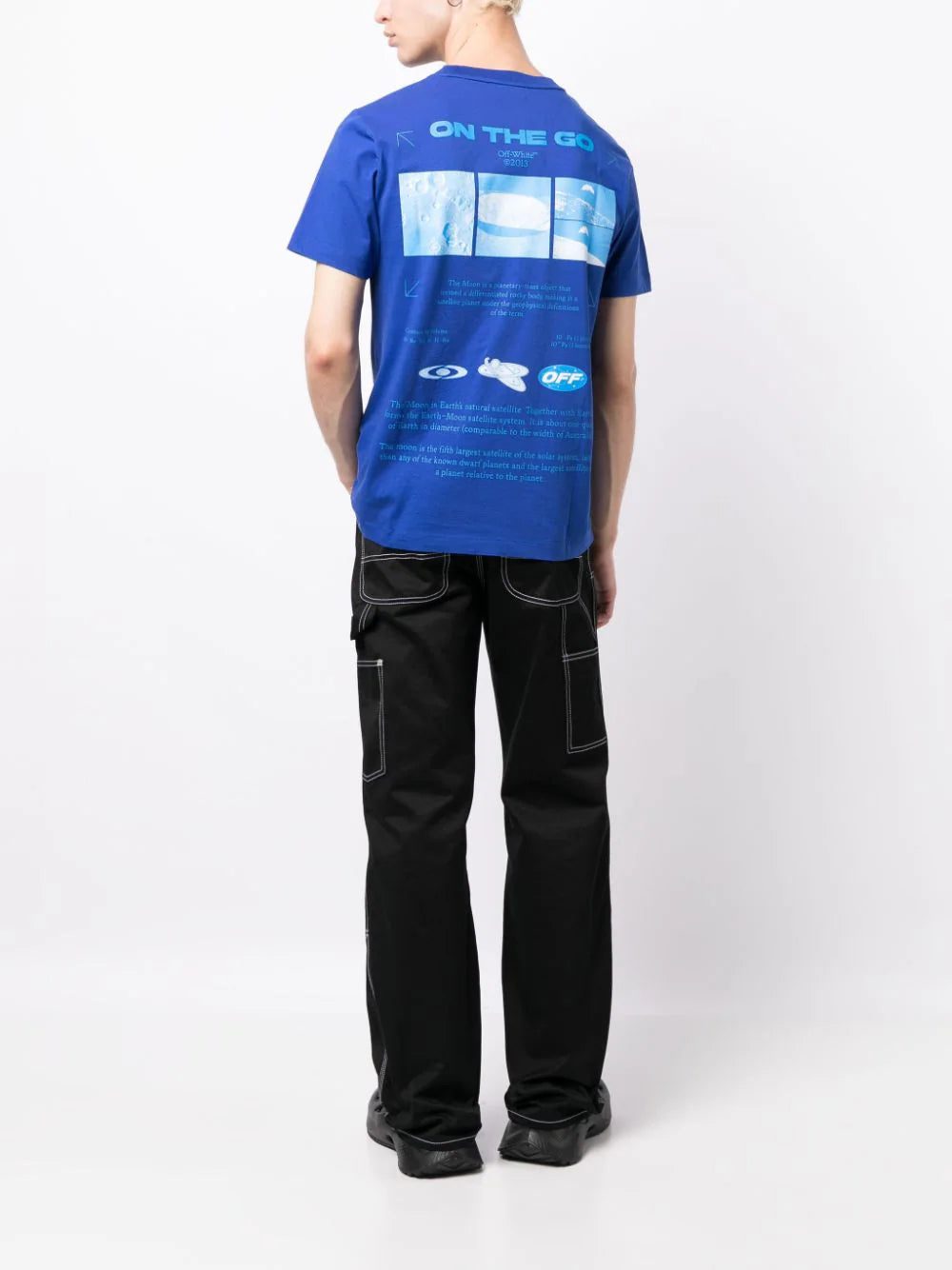Off-White On The Go Moon cotton T-shirt - Image 2