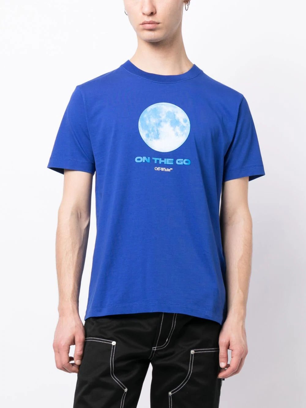 Off-White On The Go Moon cotton T-shirt - Image 3