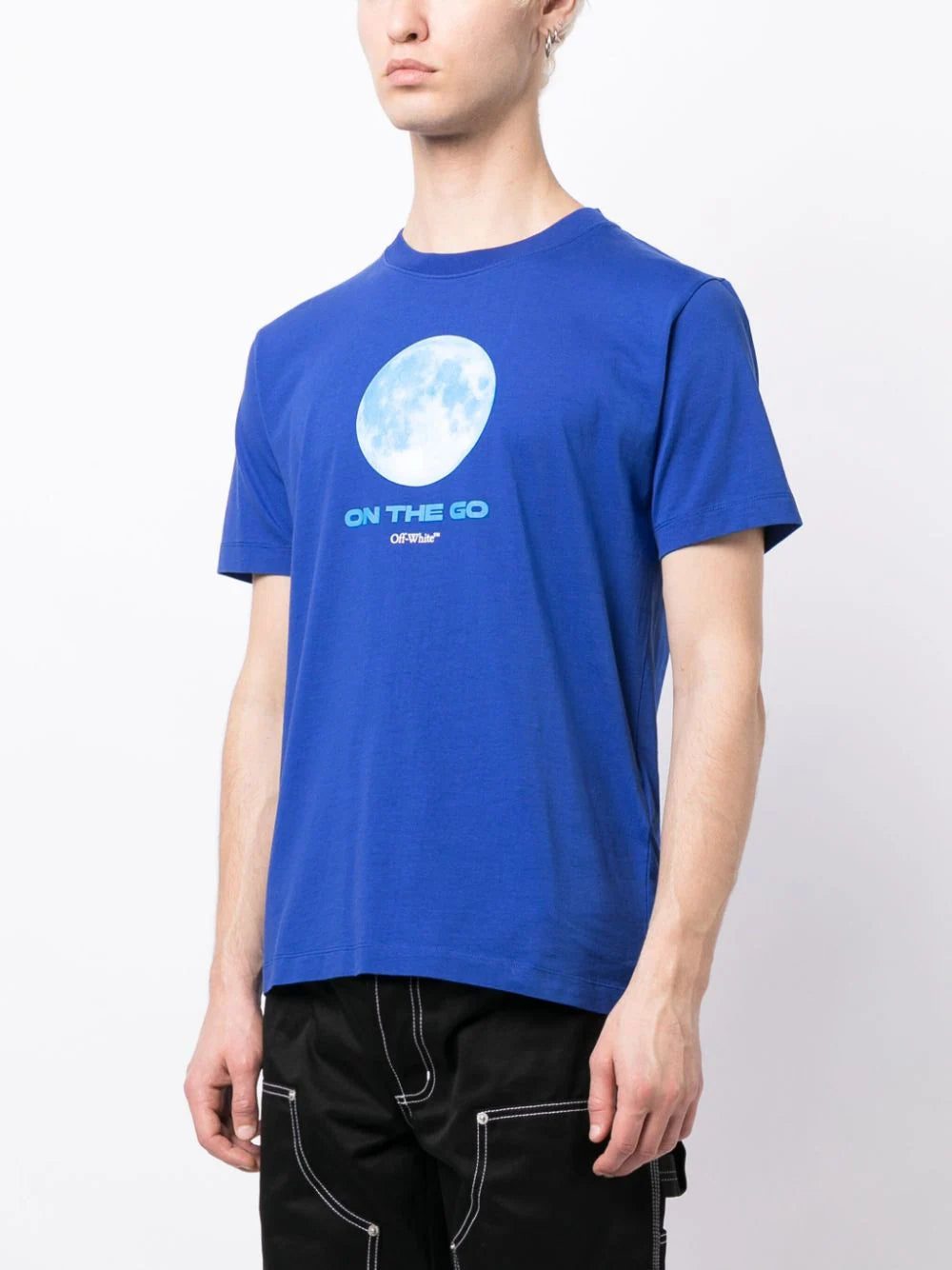 Off-White On The Go Moon cotton T-shirt - Image 4
