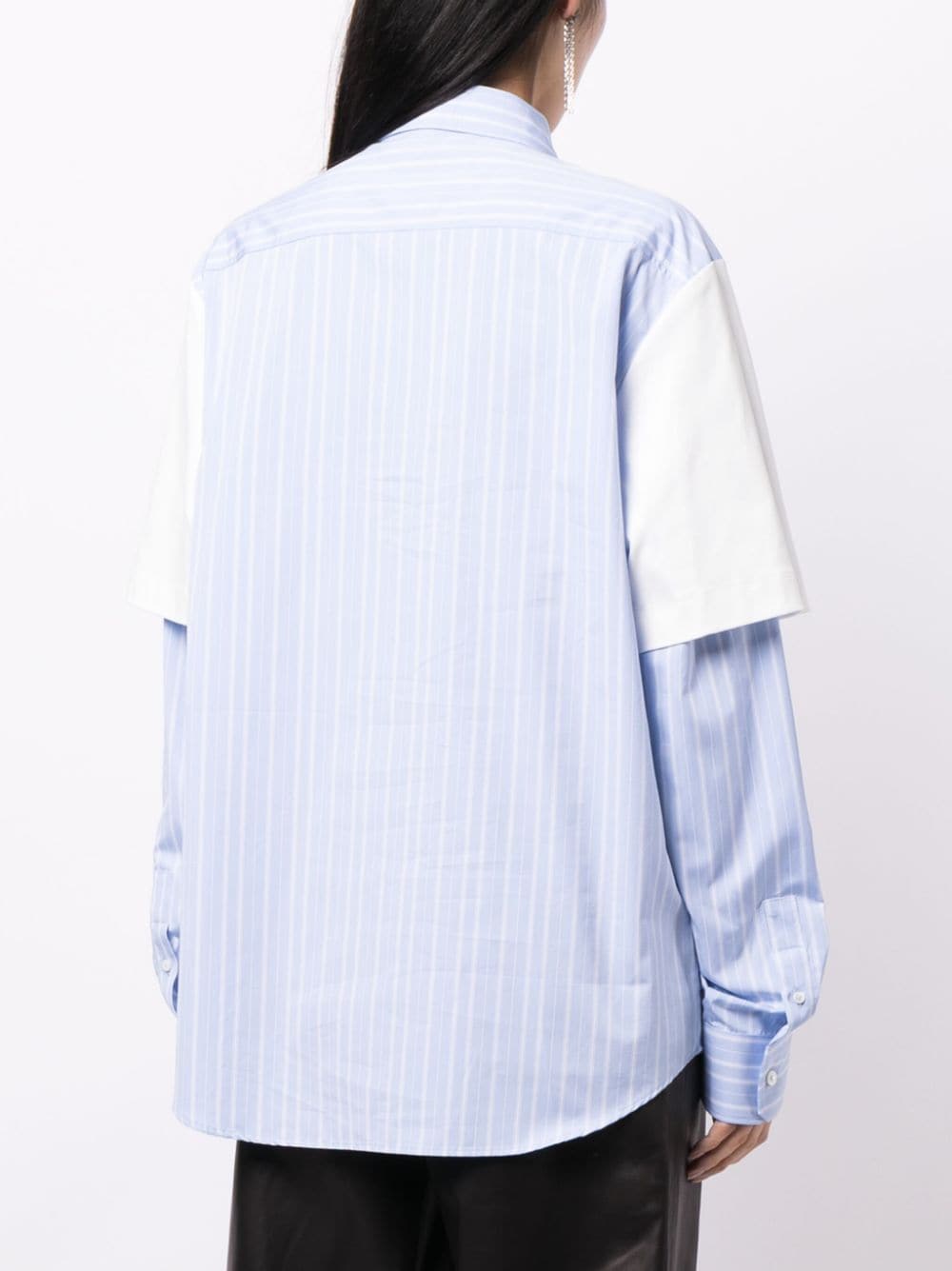 Off-White Meteor layered cotton shirt - Image 4