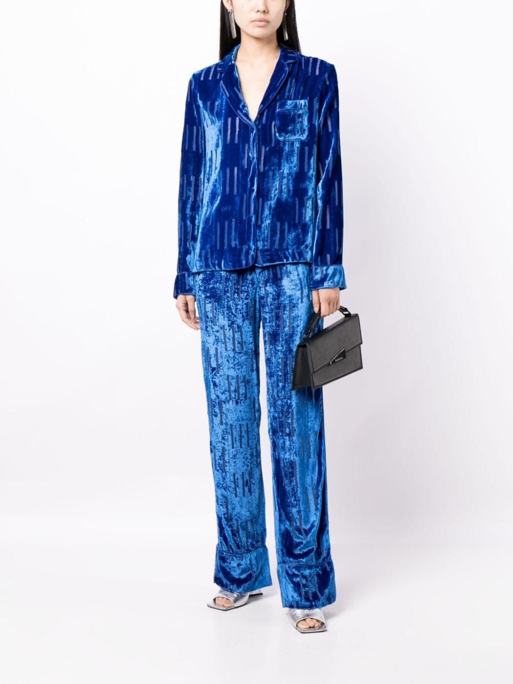 Off-White Shibori velvet shirt - Image 2