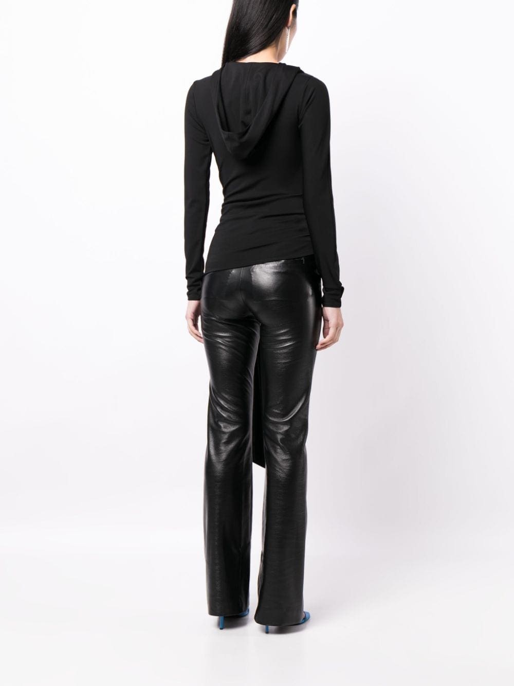 Off-White Fluid Jer Twist hooded top - Image 4