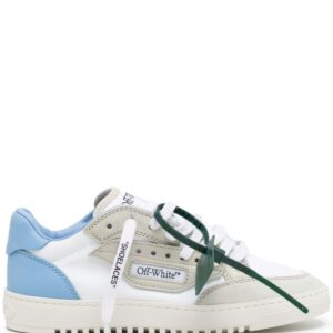 Off-White logo-patch lace-up sneakers