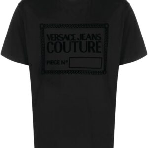 Versace Jeans Couture  flocked-logo cotton T-shirt