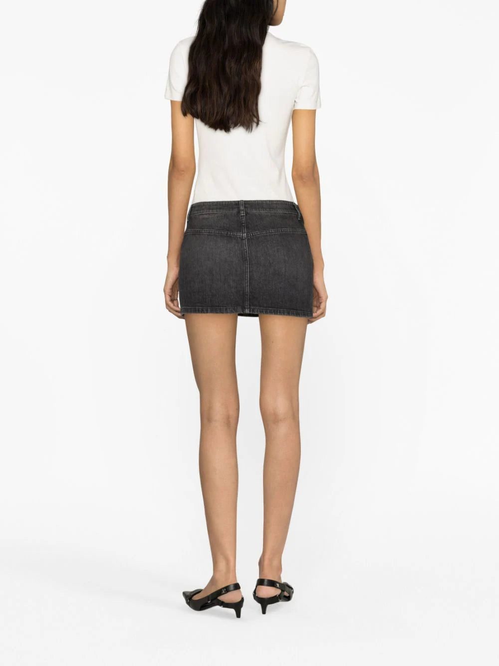 Diesel De-Ron S2 low-rise denim miniskirt - Image 4
