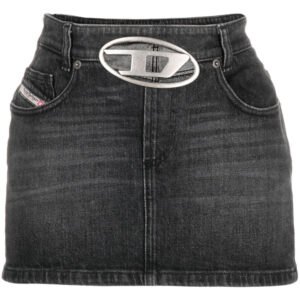 Diesel De-Ron S2 low-rise denim miniskirt