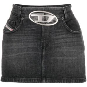 Diesel De-Ron S2 low-rise denim miniskirt