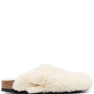 Birkenstock Boston buckled platform slides