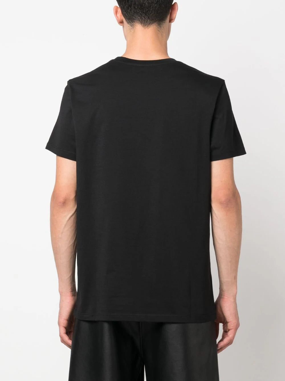 Balmain flocked-logo cotton T-shirt - Image 4