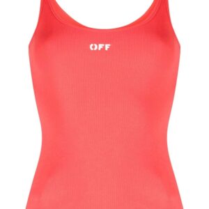 Off-White Off Stamp ribbed tank top