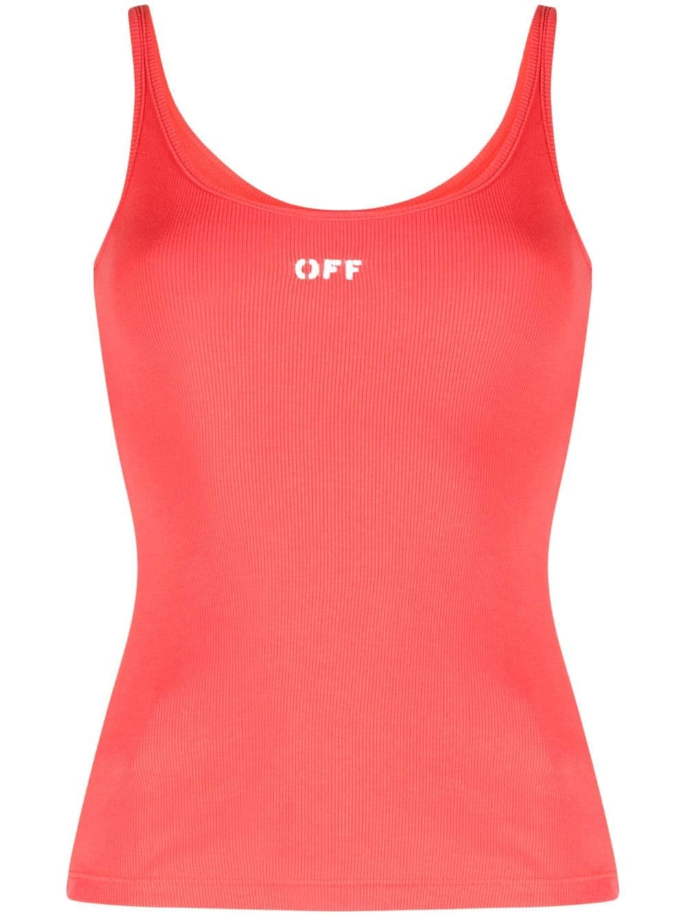 Off-White Off Stamp ribbed tank top