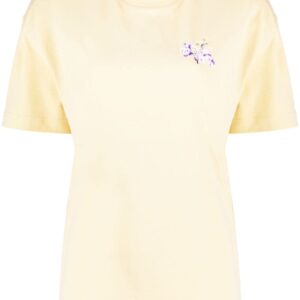 Off-White floral logo-print short-sleeve T-shirt