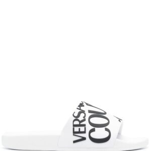 Versace Jeans Couture logo-print slides