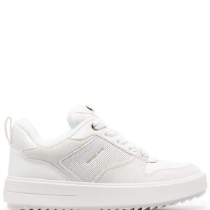 Michael Michael Kors logo-plaque leather sneakers