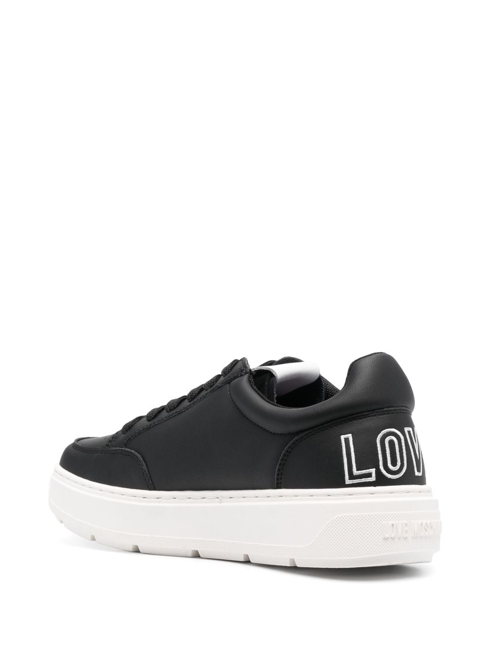 Love Moschino low-top leather sneakers - Image 3