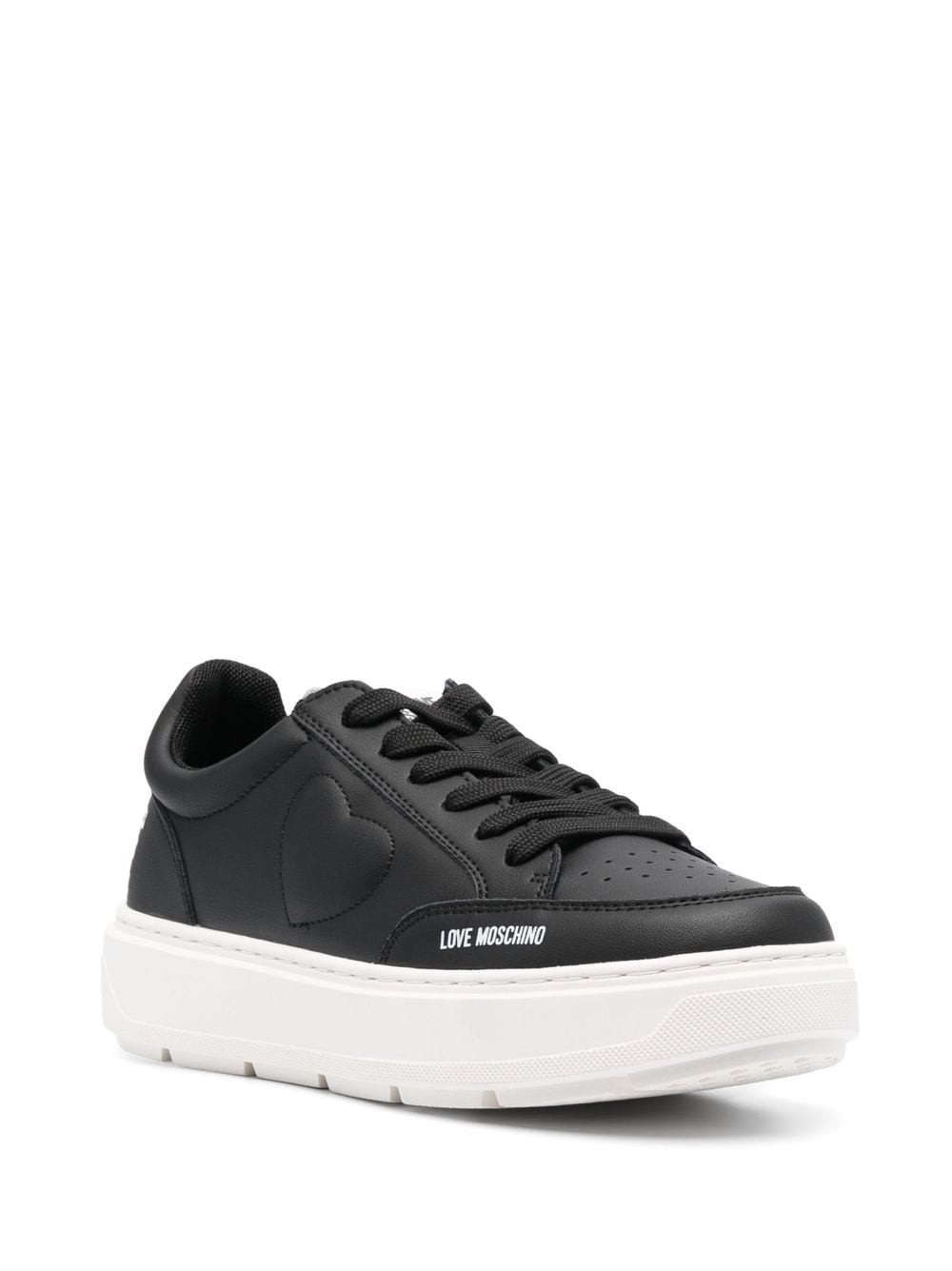 Love Moschino low-top leather sneakers - Image 2