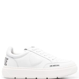 Love Moschino low-top leather sneakers