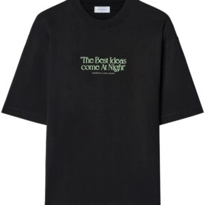 Off-White  slogan-print cotton T-shirt