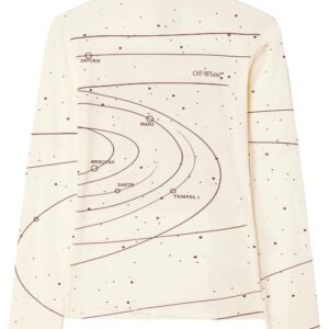 Off-White  Solar System roll-neck top