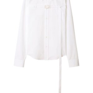 Off-White buckled cotton-poplin shirt