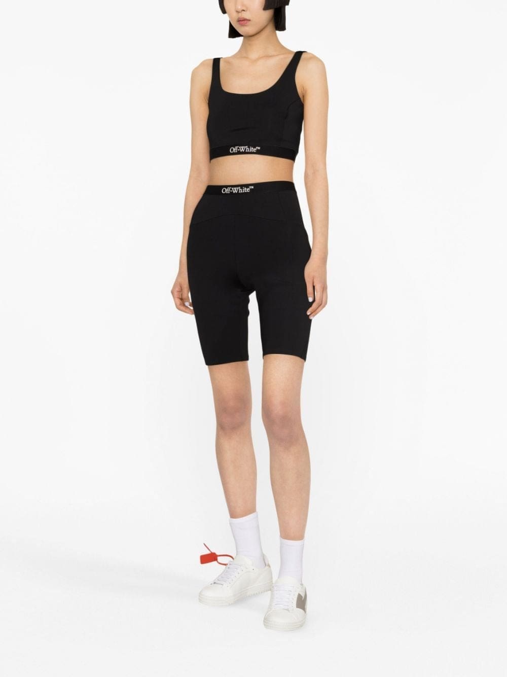 Off-White logo-print crop top - Image 2