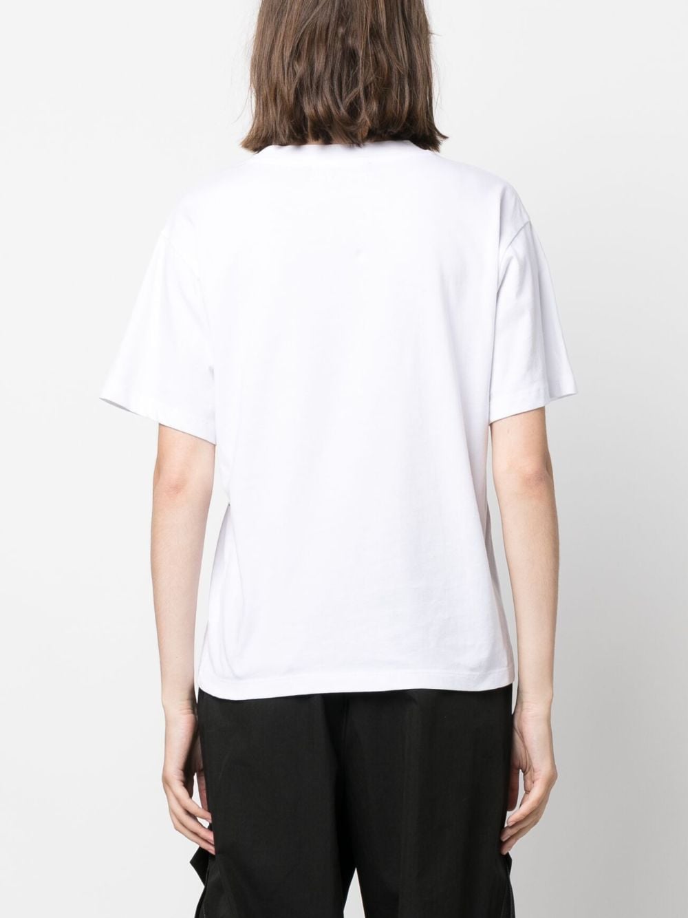 Karl Lagerfeld Rhinestone Karl organic cotton T-shirt - Image 4