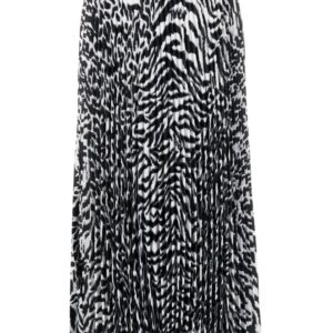 Karl Lagerfeld animal-print pleated skirt